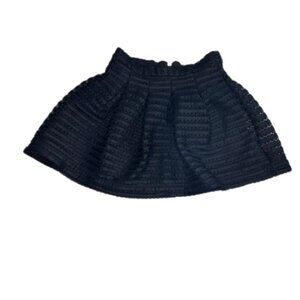 Forever 21 Girl's Layered Full Skirt Black Size 7/8
